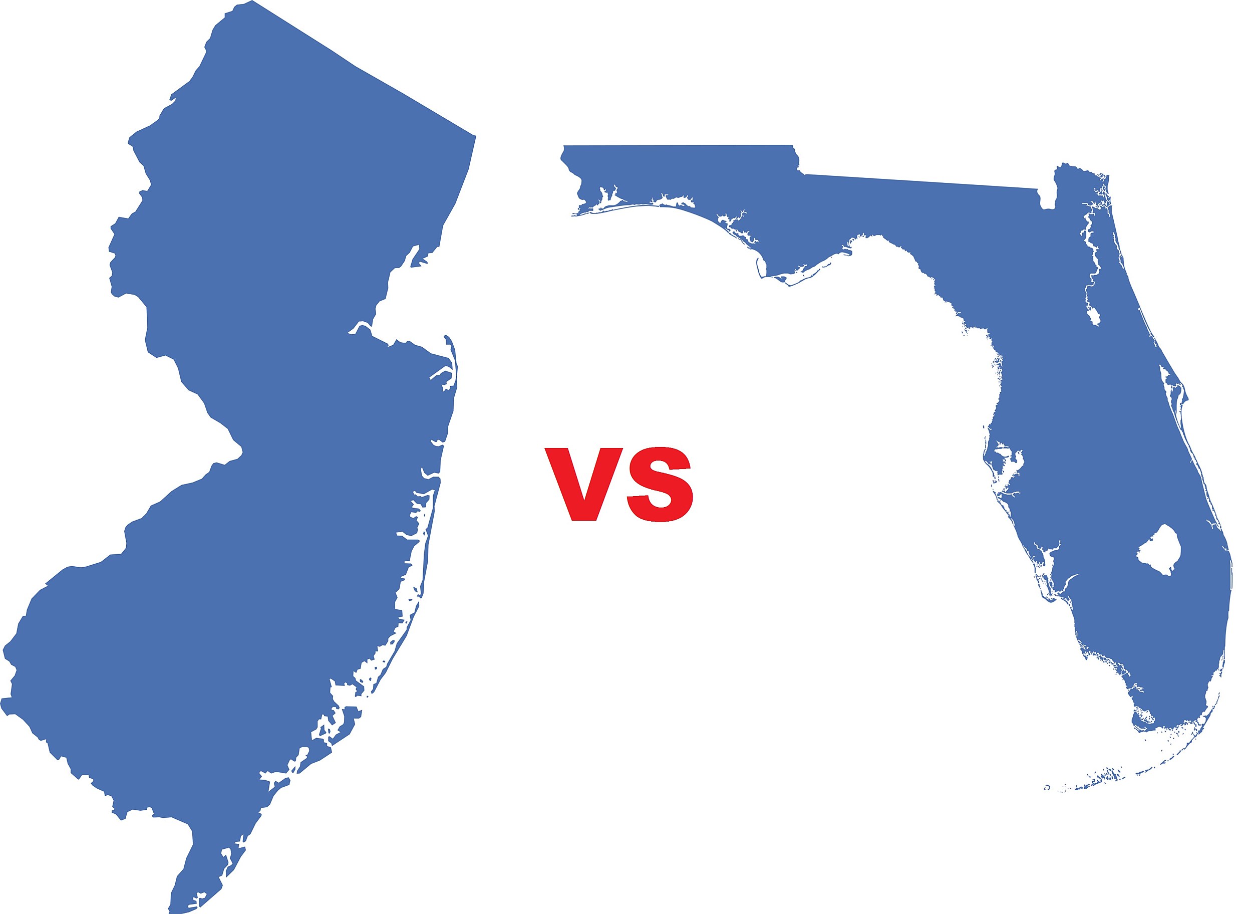 new jersey and florida