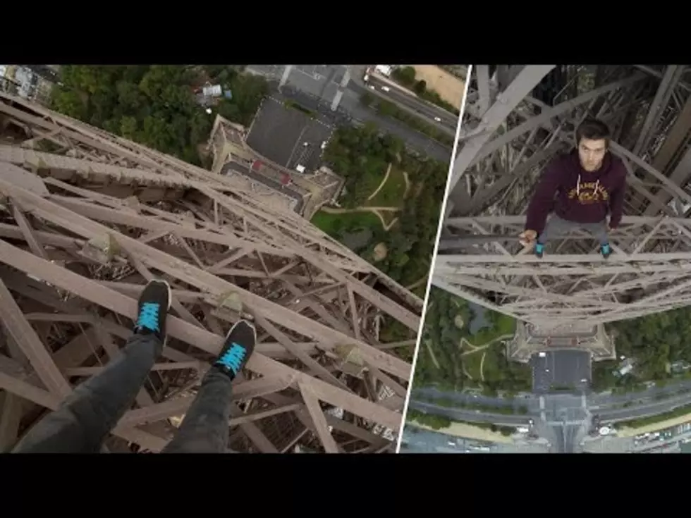 Watch A Guy Free-Climb the Eiffel Tower