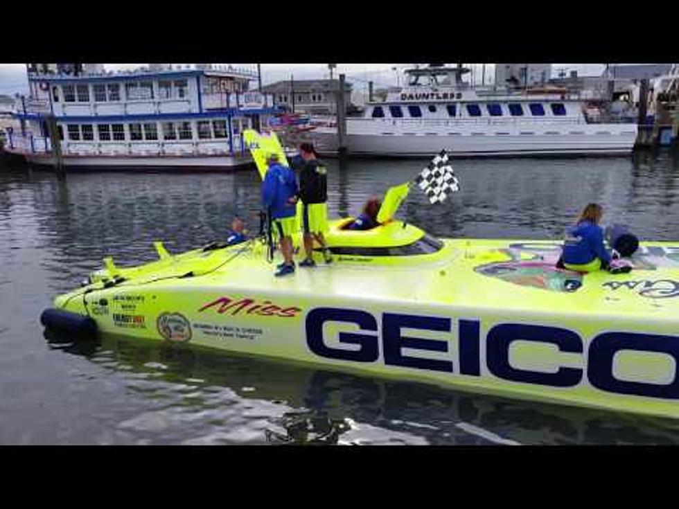 Miss Geico Hits Another Boat After NJ Boat Race [VIDEO]