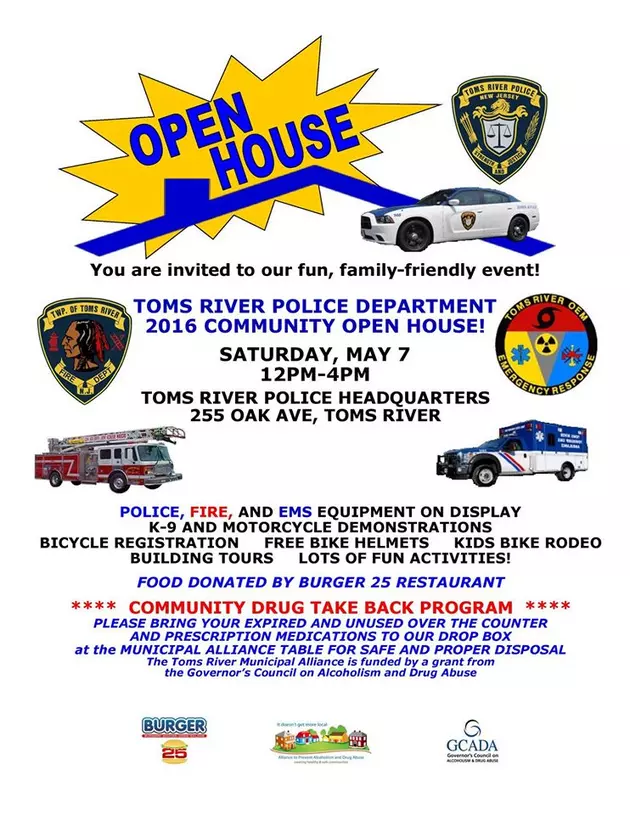 Toms River Police Department Open House This Saturday