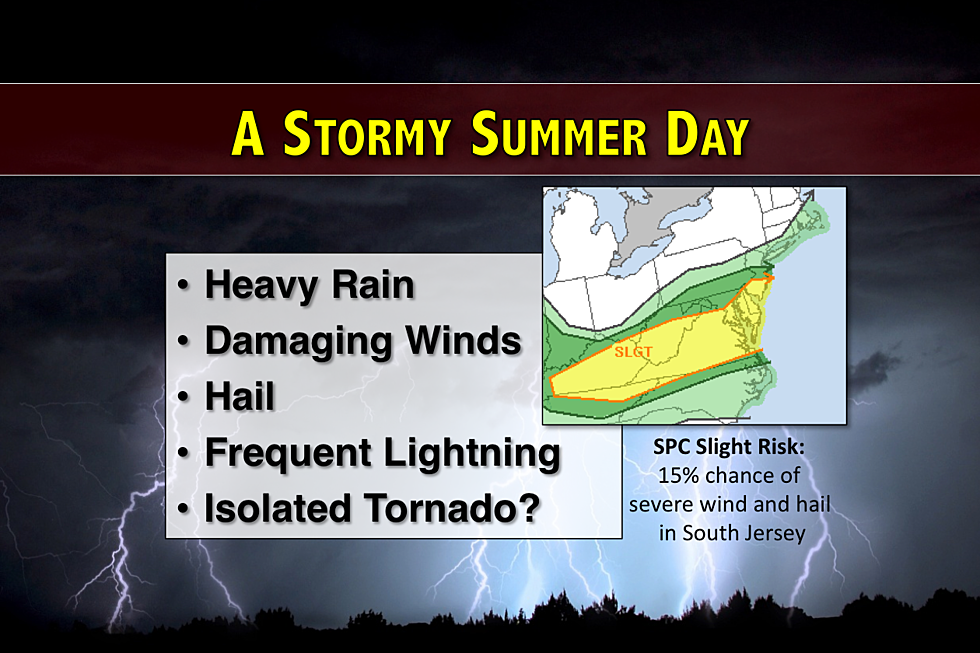 Mix of strong storms and sunshine Tuesday in New Jersey