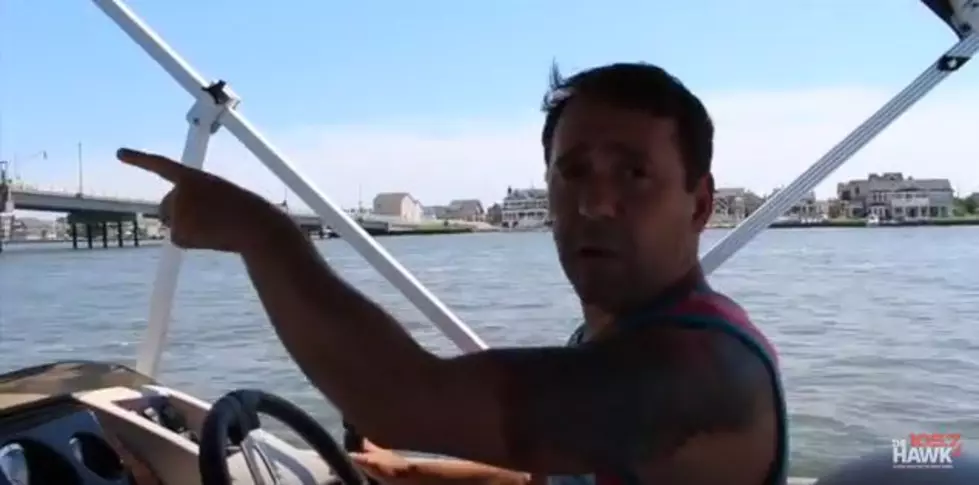 WATCH: Andy &#8220;Plays&#8221; on The Barnegat Bay in a Pontoon Boat [SPONSORED]