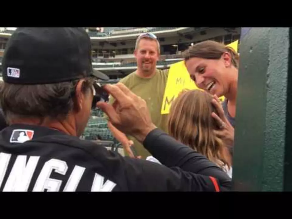 Must See Don Mattingly Meeting a Young Girl named Mattingly