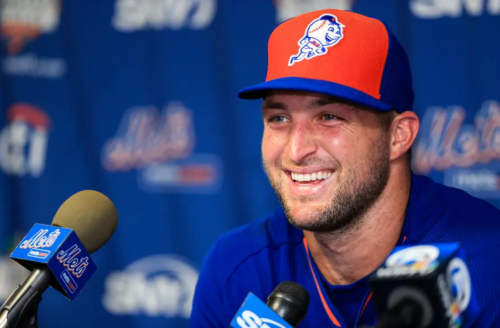 Tim Tebow Goes Hitless, Smashes Into Wall, Heals The Sick?