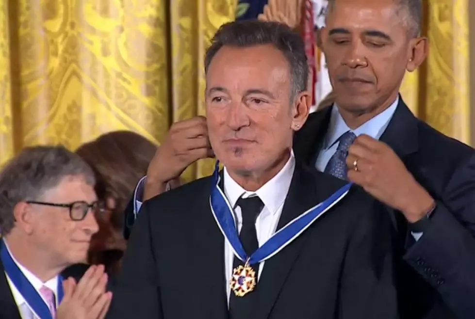 Watch Bruce Springsteen Receive His Presidential Medal of Freedom