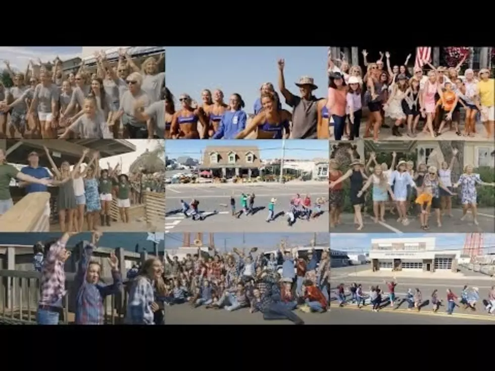 Beach Haven Gets Together For Flash Mob Line Dance