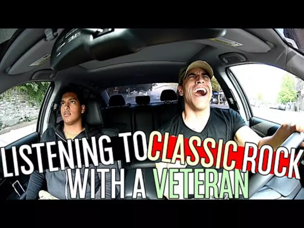 Check Out This Veteran Rocking Out to Classic Rock!!
