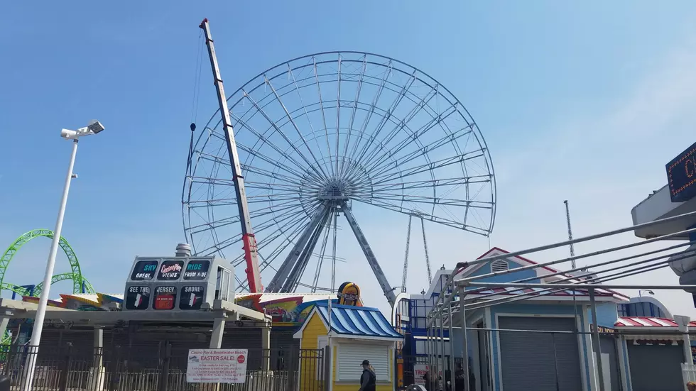 First Look: Construction of New Casino Pier Ferris Wheel