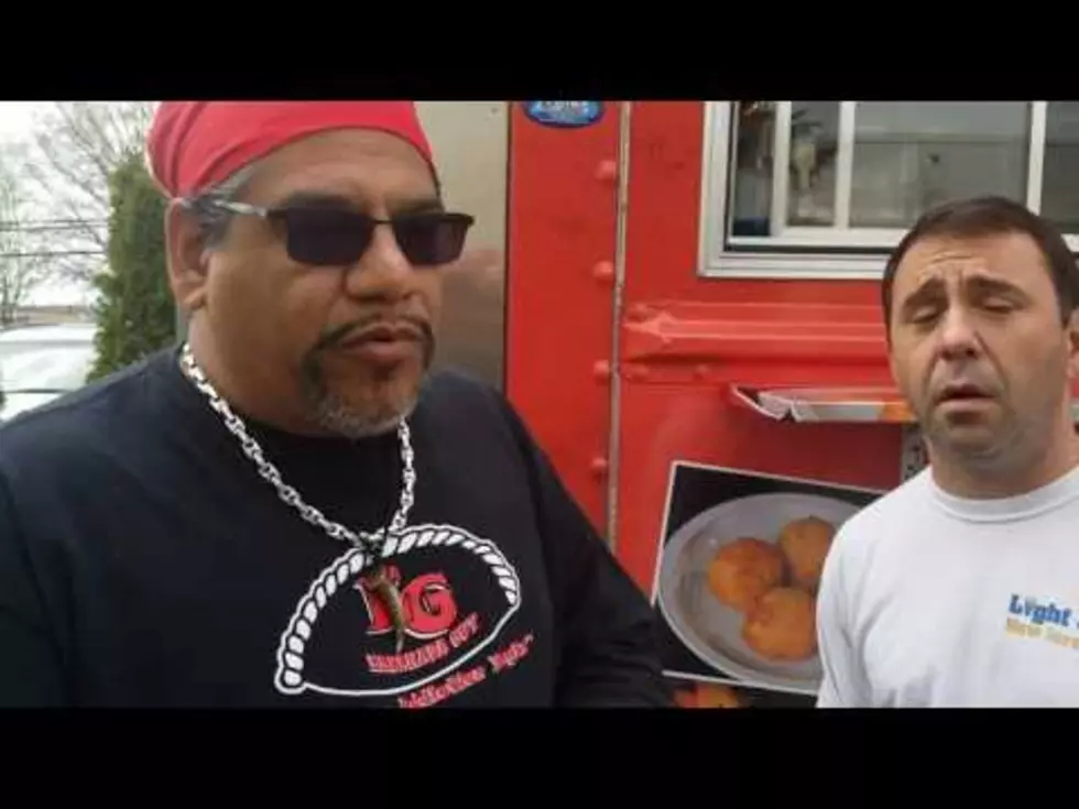 Andy Chase Hanging Out with The Empanada Guy Food Truck