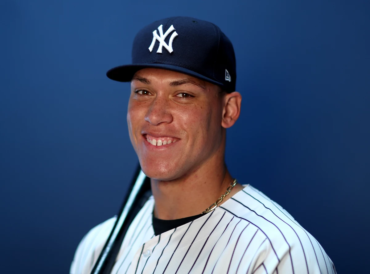 Aaron Judge all smiles after his chipped tooth is repaired - Newsday