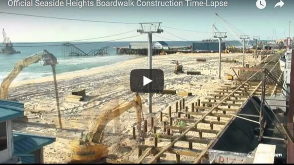 Check Out Time-Lapse Construction of Seaside Heights Boardwalk