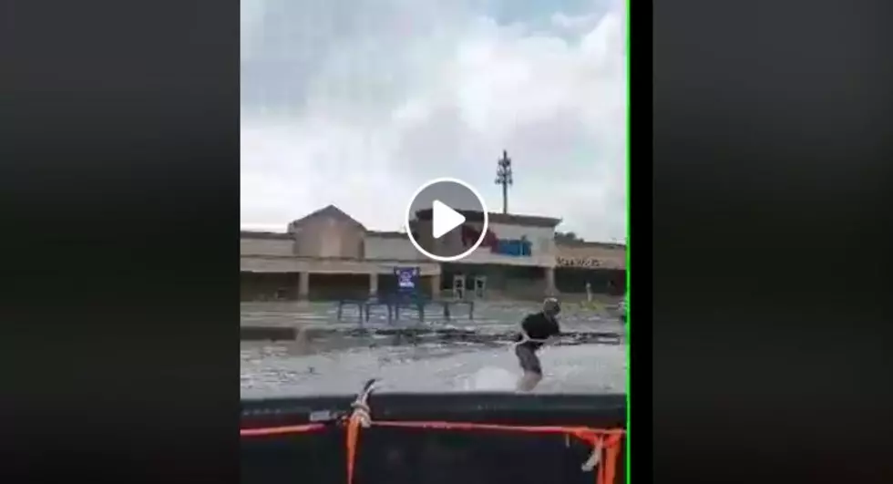 Must Watch- Water Skiing in Brick Pathmark Parking Lot