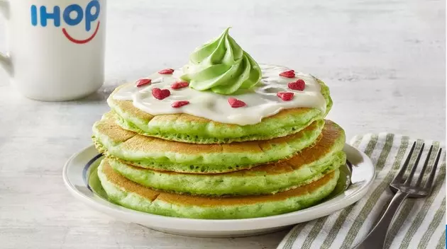 Check Out Grinch Pancakes at Toms River IHOP