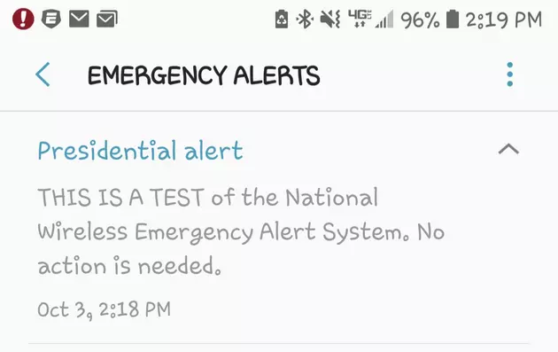 Did You Get The Presidential Emergency Alert Test Today?