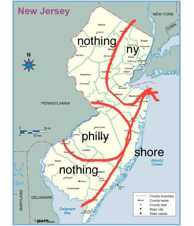 Maps of the New Jersey Shore