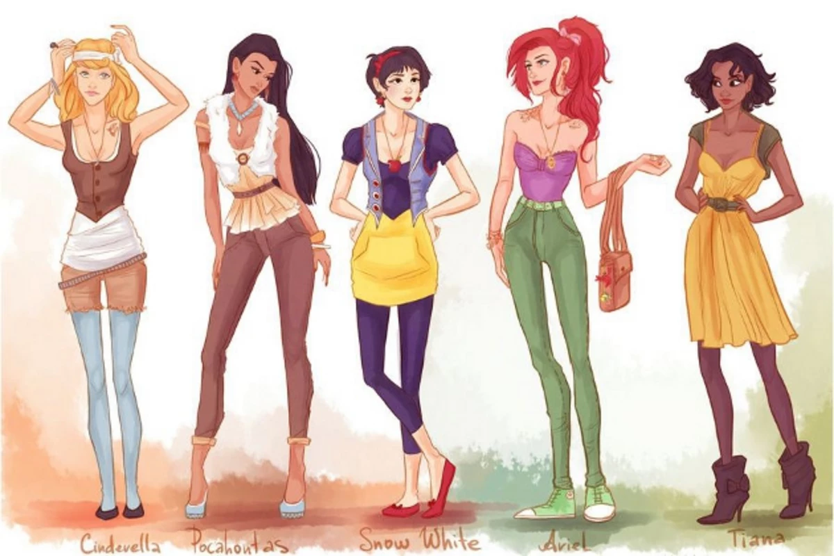 Disney Princesses Get Reimagined As Hipsters ART.
