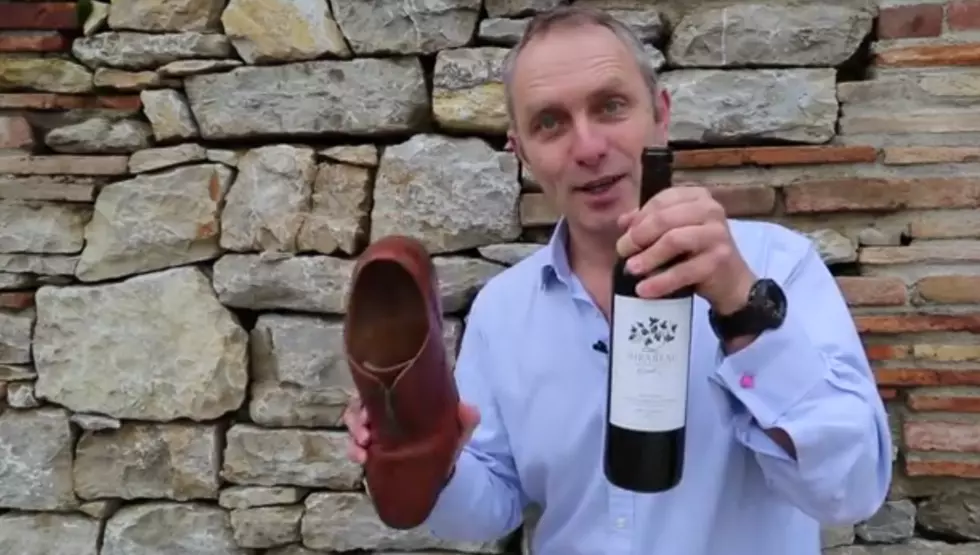 How to Open a Bottle of Wine With a Shoe [VIDEO]