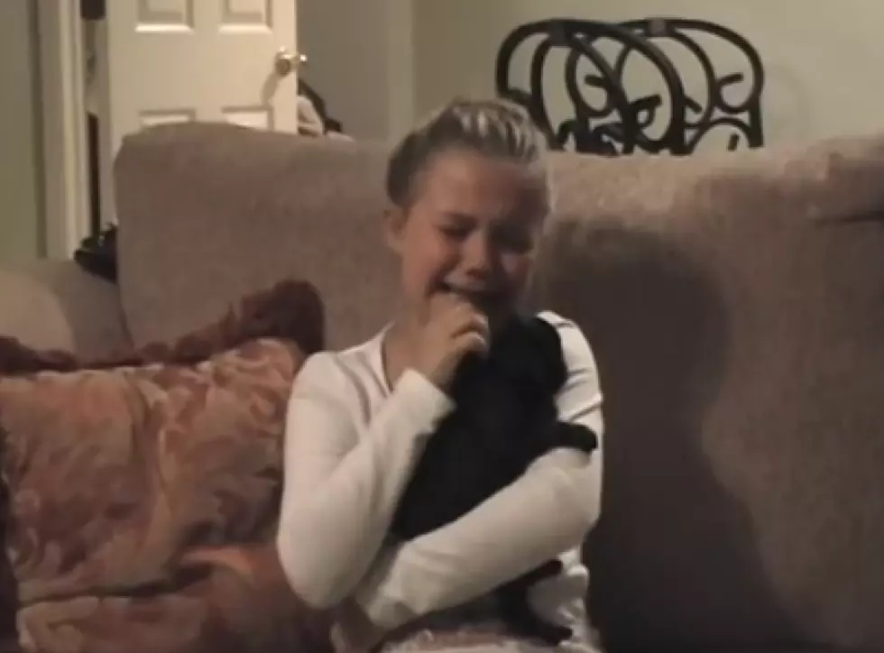 Watch the Heartwarming Reaction of Girl Getting a Puppy