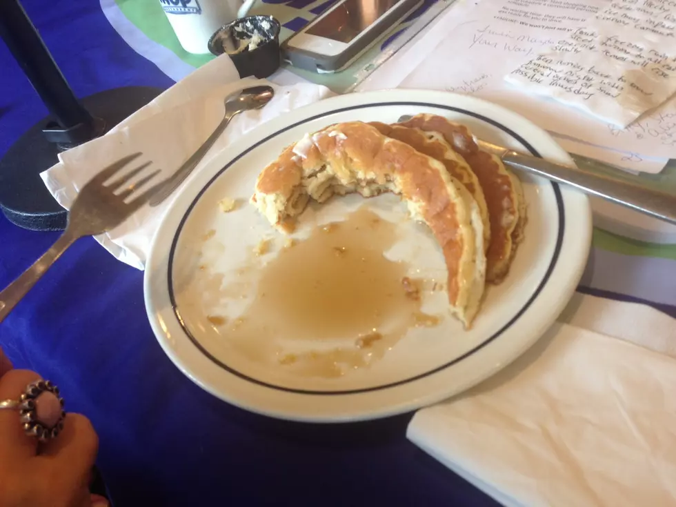 How Many Bites Does It Take To The Middle of a Pancake?