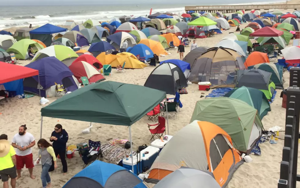 Camp on the Beach in Seaside Heights