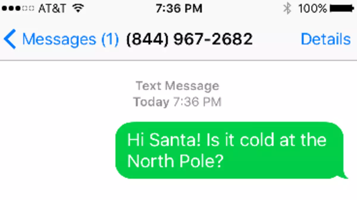 How to Send Santa a Text Message