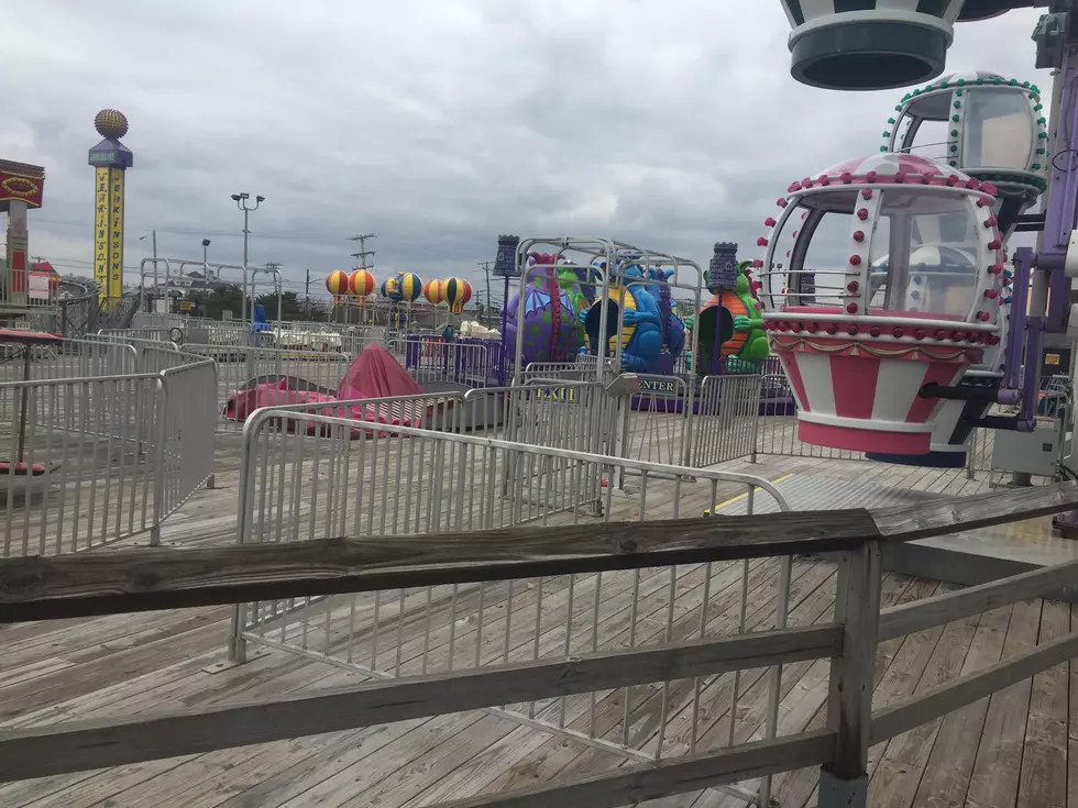 Rides Going Up at the Beach