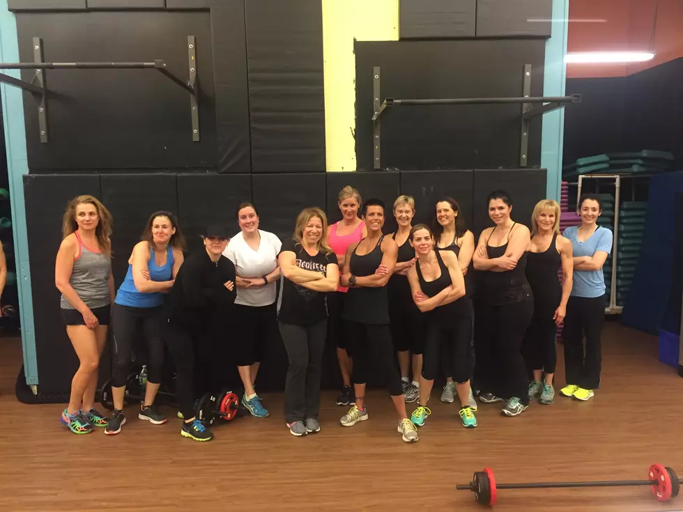 Liz Takes a Strength Class in Red Bank