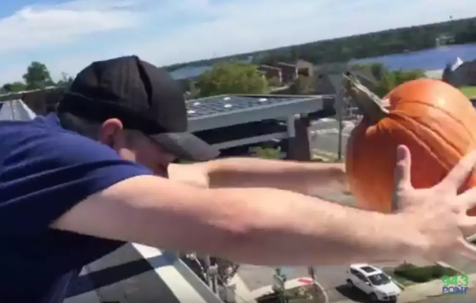 Watch Matt Ryan Chuck Pumpkins Off The Roof