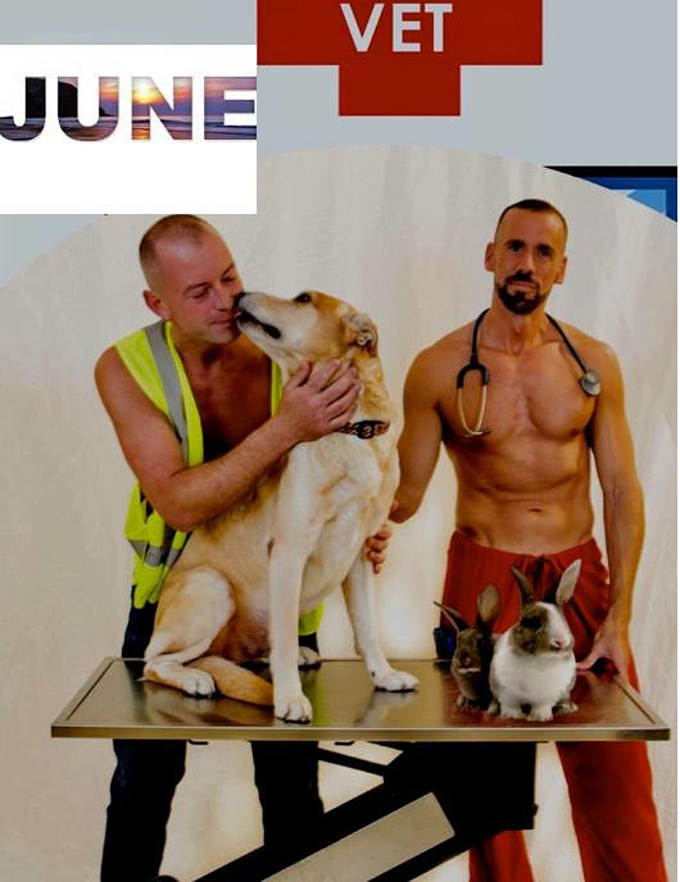 2017 Calendar Features Hunky Local Businessmen with Shelter Animals