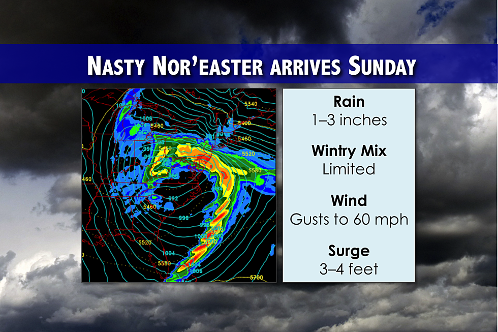 Latest forecast update on nor&#8217;easter set to impact NJ