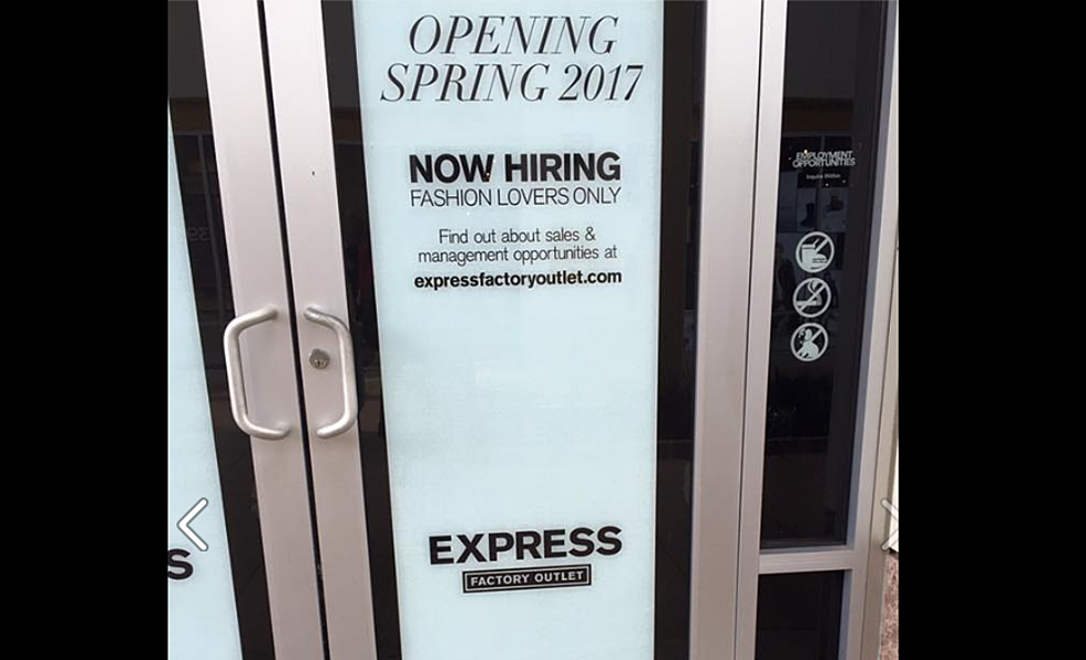 Express Factory Outlet Opening at the Jersey Shore