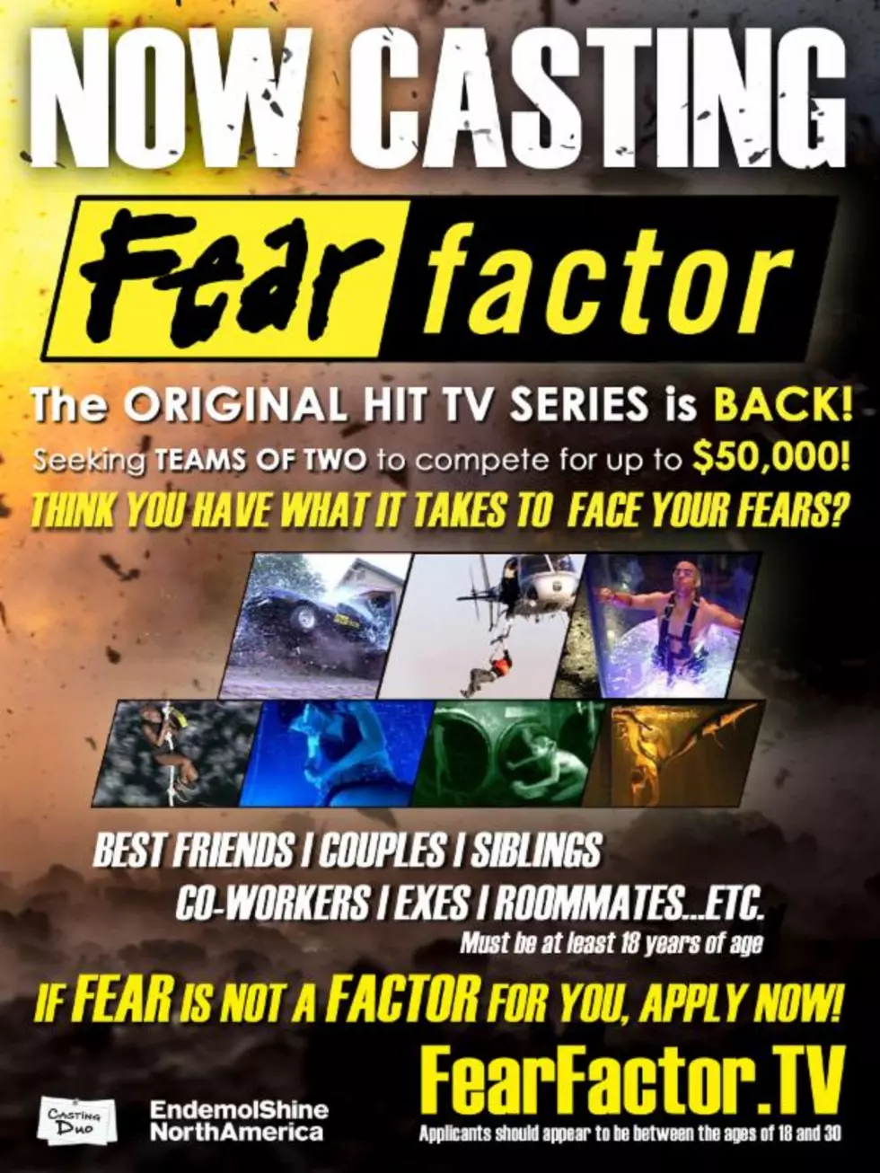 Auditions for TV&#8217;s Fear Factor