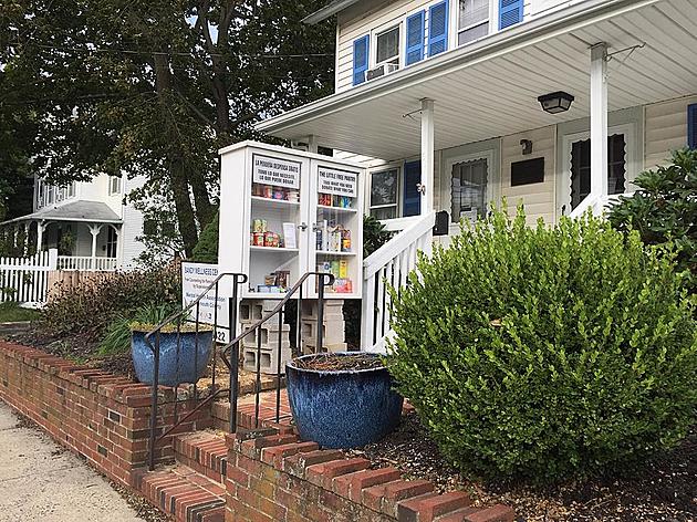 The Little Outdoor Free Food Pantry in Manasquan