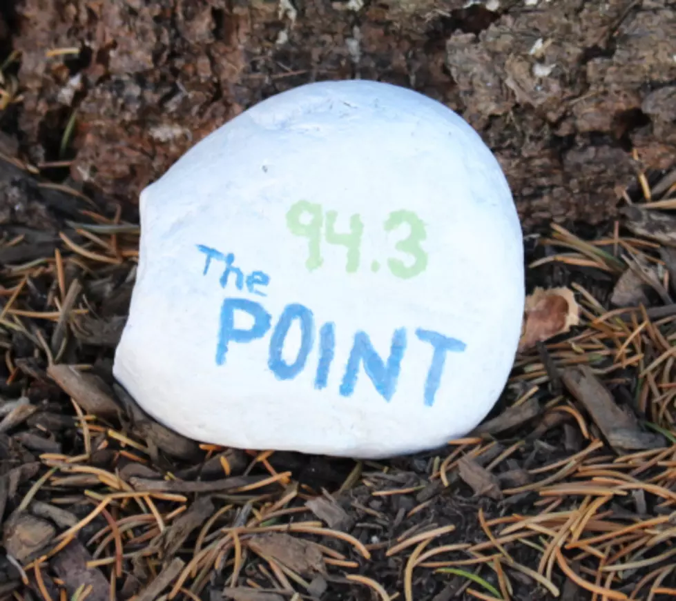 Find 94.3 The Point&#8217;s Painted Rock!