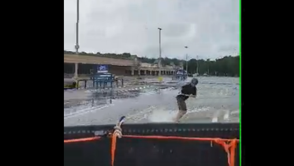 Video Shows Water Skiing in Brick Pathmark Parking Lot