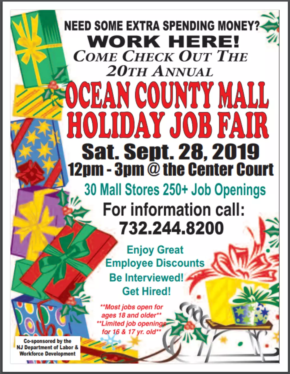 Ocean County Mall Hosting Holiday Job Fair This Weekend [2019]