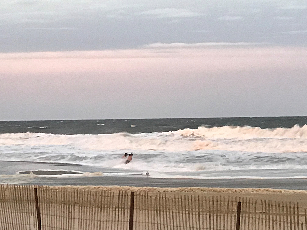 To The Girls in the Belmar Ocean Risking Lives Thursday Evening