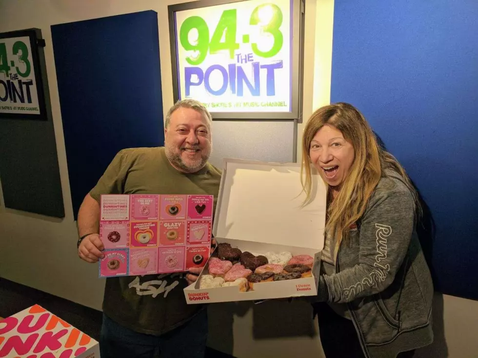 Wait — Did Lou Just Get Me Dunkin’ Valentine’s Donuts?
