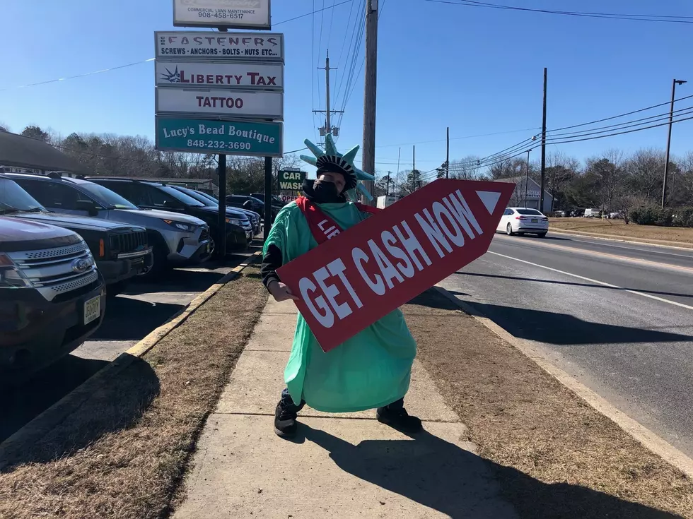 New Jersey's King of Dancing Sign Guys on Rt 88 in Brick