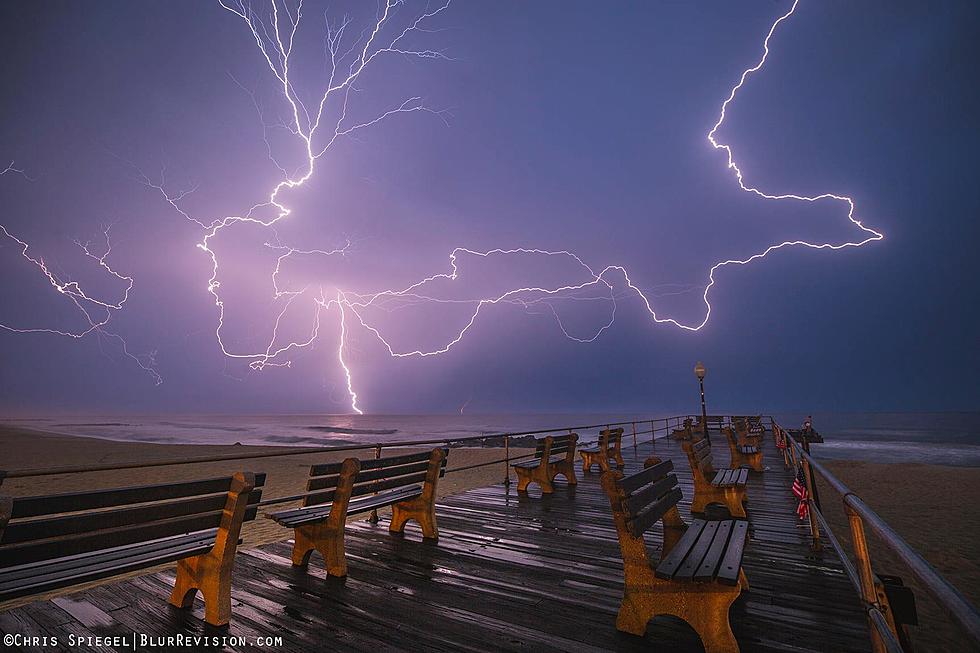 Photographer Captures Stunning Lightning Strikes In Asbury Park, New Jersey