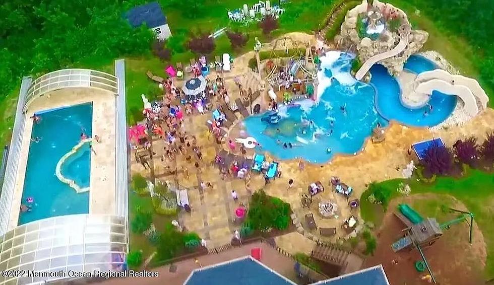 This NJ Mansion Has a Full Sized Water Park in the Backyard