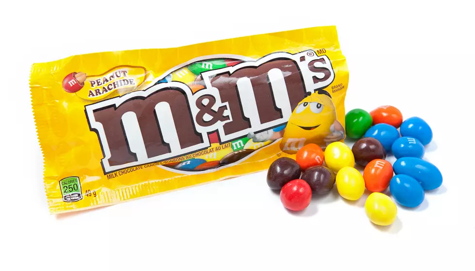 Open Bag of M&M's Milk Chocolate Candies