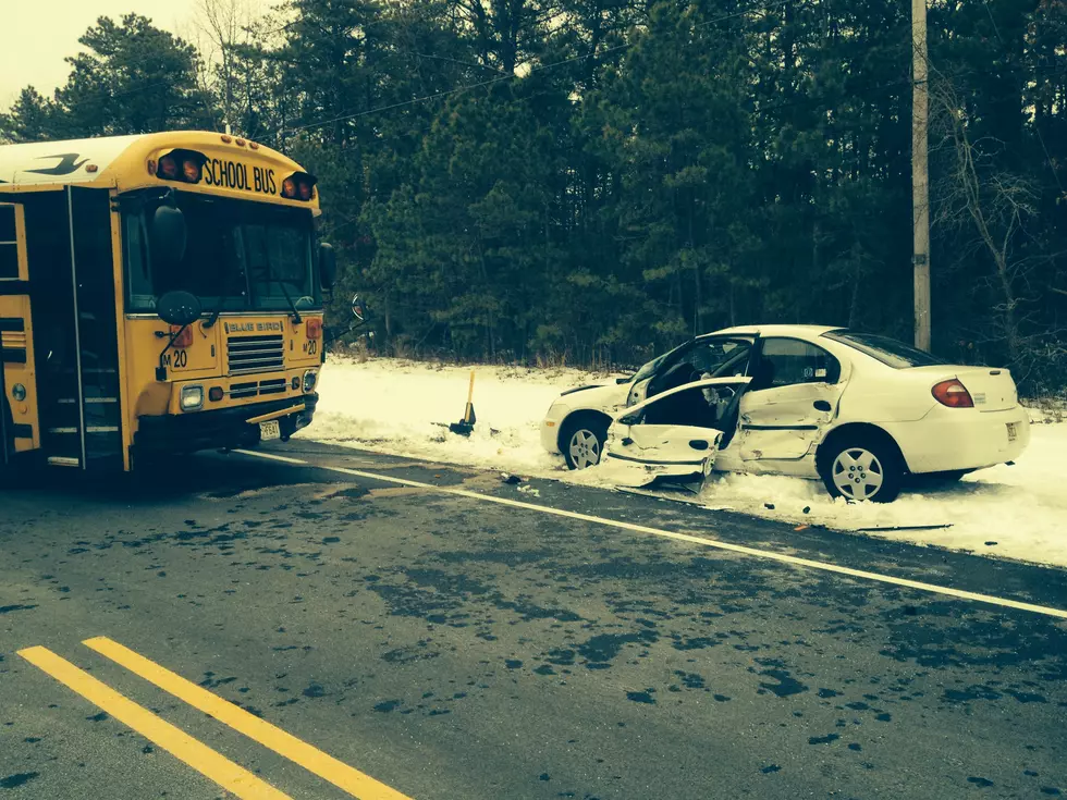 Three Teens Hurt in Manchester Car-School Bus Crash