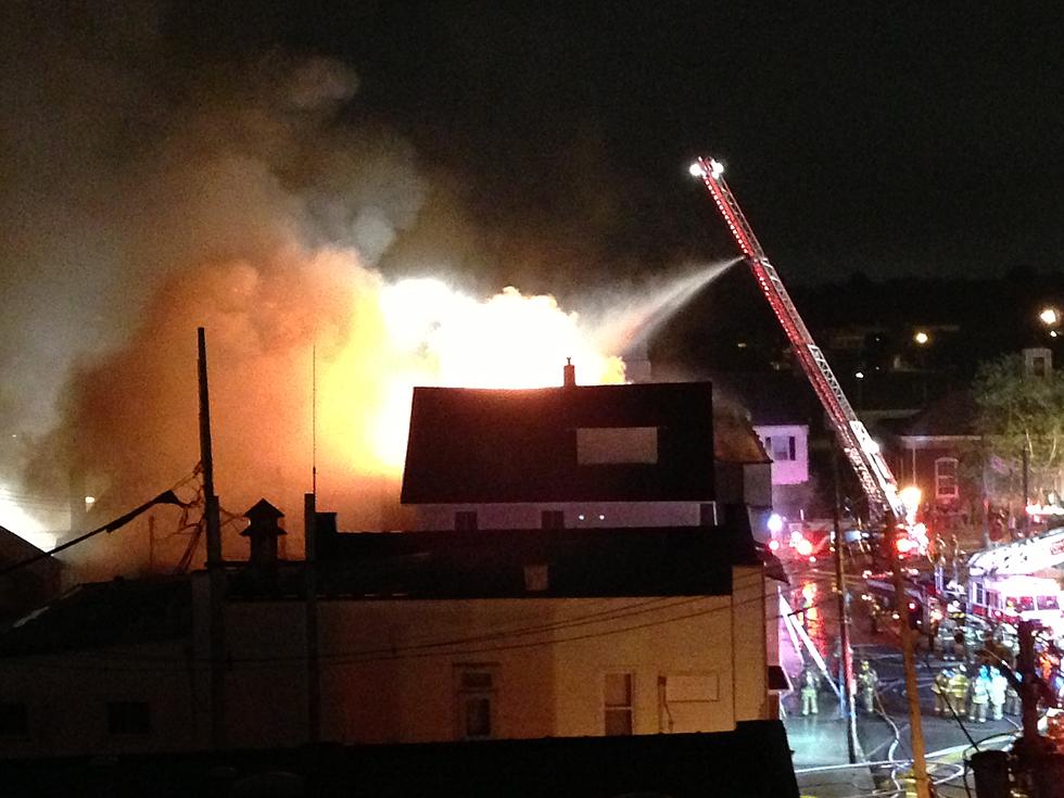 Large Building Fire in Downtown Toms River