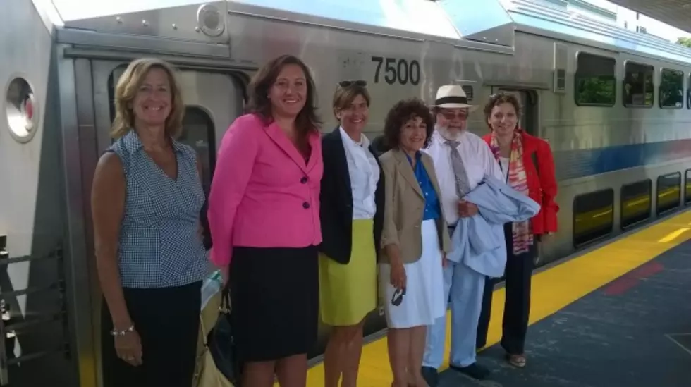 NJ Transit Chief Visits Jersey Coast Line Stations