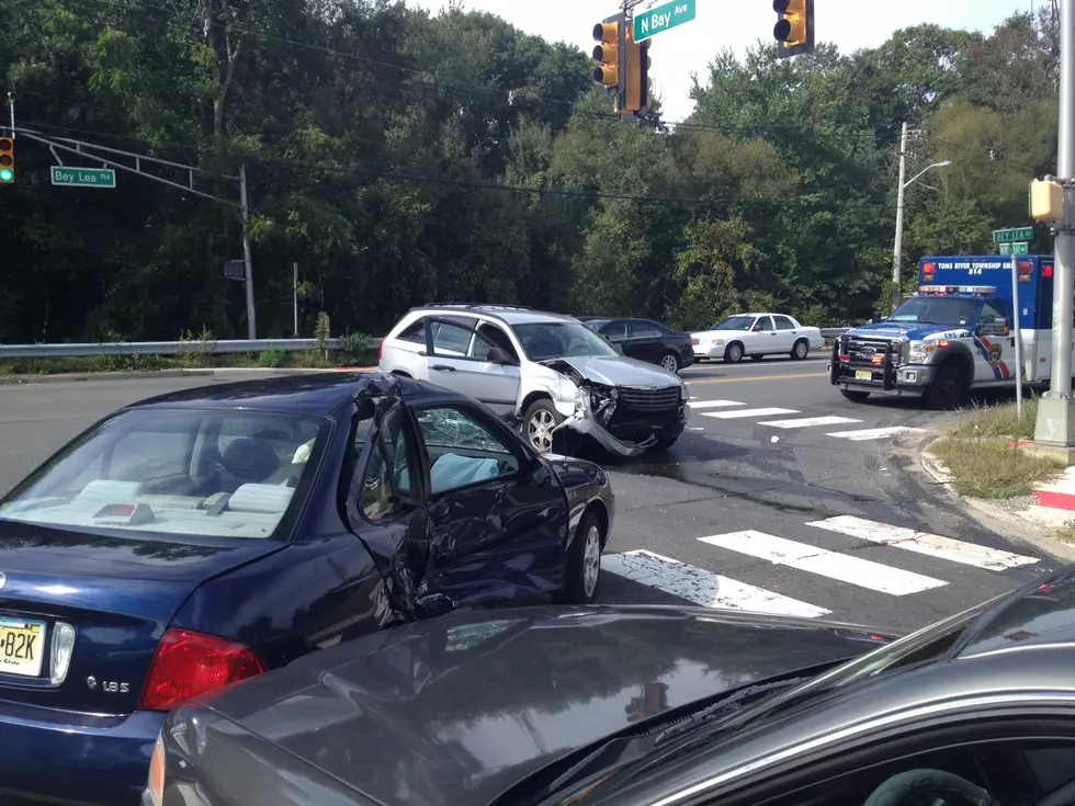 Two Drivers Shaken, One Cited in Toms River Crash