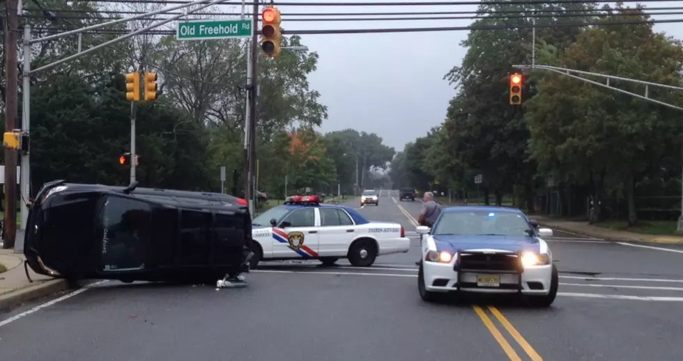 Car Flips in Toms River, Teen Escapes Unhurt