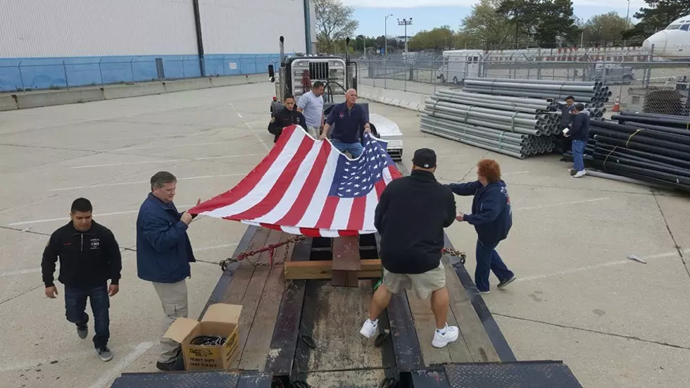 A 9/11 Steel Beam Arrives In Toms River [Video]