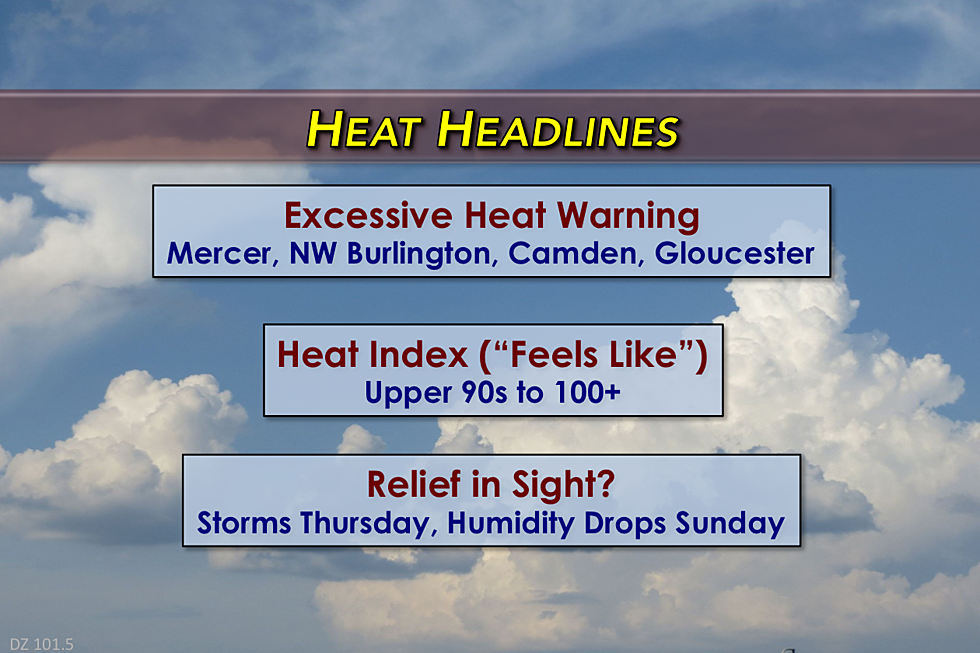 Ferocious heat and humidity continues Thursday for NJ
