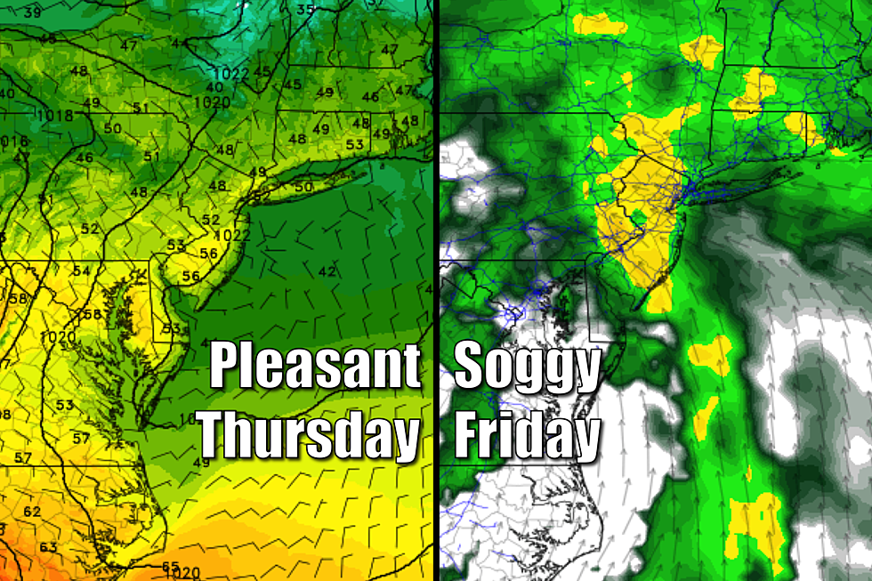 From sunny to soaking: Nice Thursday, wet Friday for NJ
